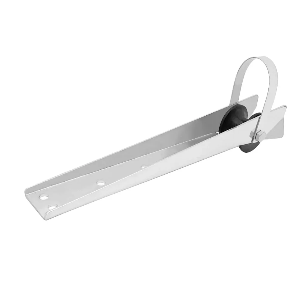 316 Stainless Steel Marine Boat Bow Anchor Self Launching Fixed Nylon Roller 316 Stainless Steel Marine Boat Bow Anchor Self Launching Fixed Nylon Roller