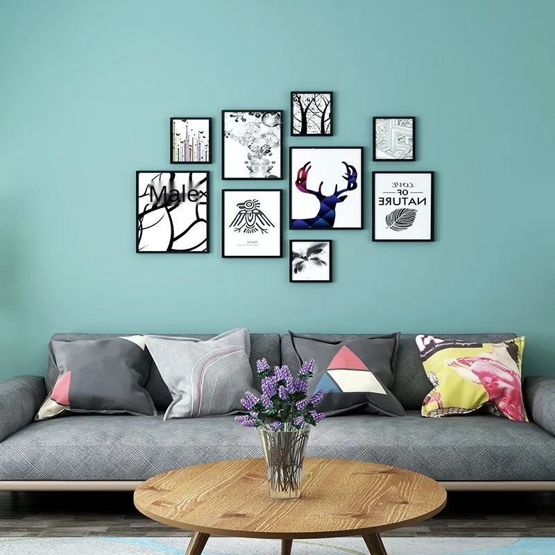 Light blue wallpaper light blue Japanese style and wind pure pigment color living room bedroom study TV background wall 40ml bottle waterproof color ink pen light color cartoon drawing watercolor line marking colorfast color pigment ink