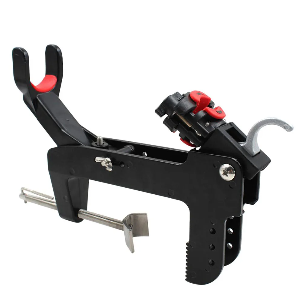 

Bracket Aluminum Alloy Boat Mount Protect Tackle Tool Black 360 Degrees Rotatable For Kayak Fishing Rod Holder Adjustable Stand