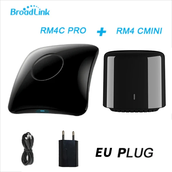 Broadlink RM4C мини Bestcon RM Pro умный пульт дистанционного управления 4G WiFi IR RF умный дом автоматизация работа с Alexa Google Home Mini - Цвет: PRO EU And MINI