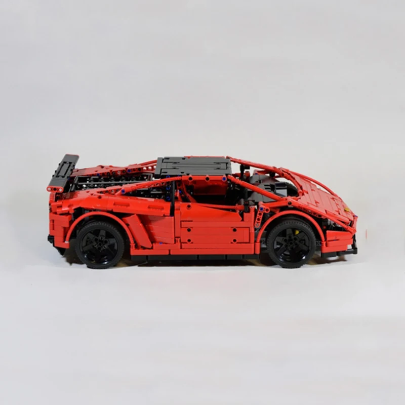 Серия MOC Gallardo Super Trofeo Stradale красный гоночный автомобиль строительные блоки игрушки для детей Совместимые технические наборы