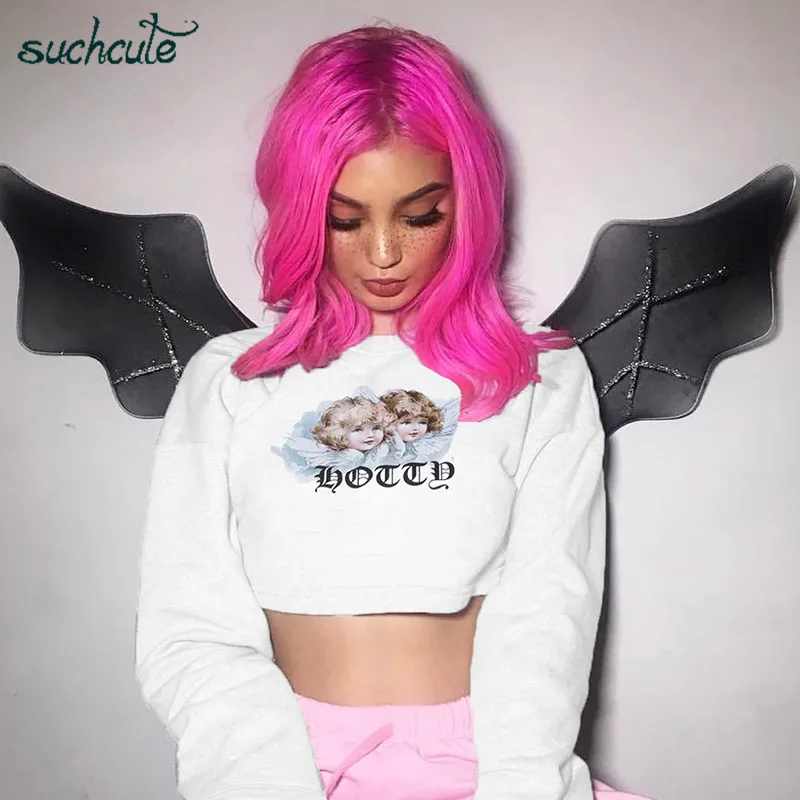 SUCHCUTE женские футболки с принтом животных Modis Longslive Tee Harajuku уличная одежда повседневные топы в Корейском стиле для женщин фестиваль