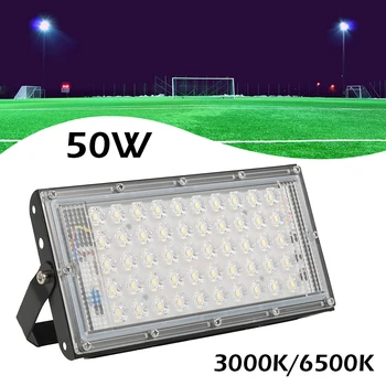 

50W AC 220V Led Floodlight Outdoor Lighting Reflector Led Flood Light Spotlight Streetlight Waterproof IP65 Landscape Lighting