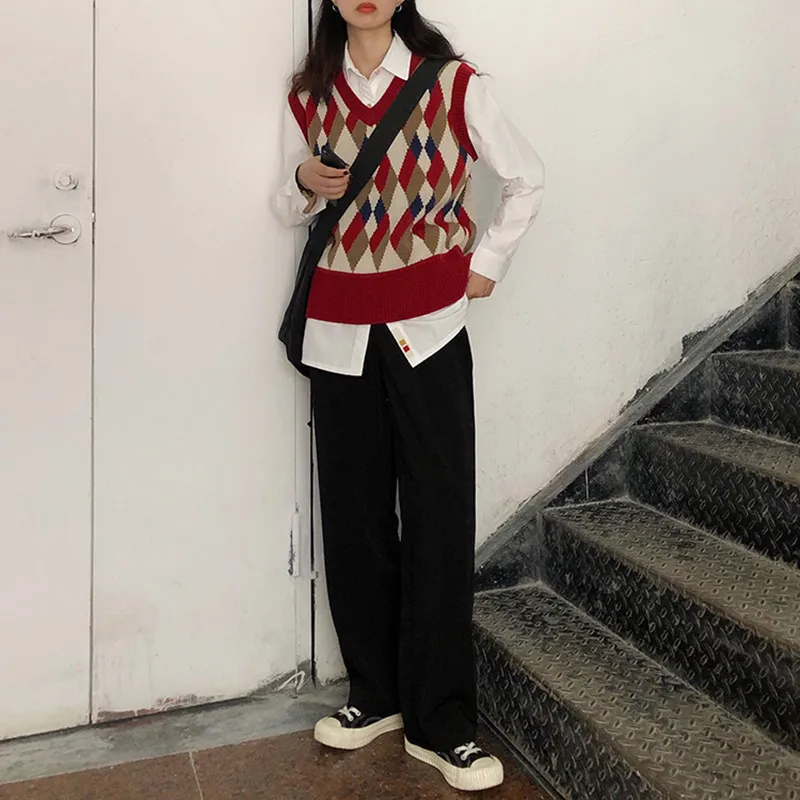 

SML 2019 Fashion long Pants Women Autumn High Waist Trousers vintage Style long trousers Women (F3813)