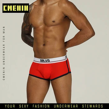 

Fashion Cotton Boxer Men Underware Boxers Letter Low waist Sexy Mens Underwear Boxershorts Cueca Trunks OR198