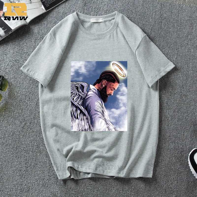 Хип Хоп мода Nipsey Hussle 3D летние Harajuku мужские/женские футболки с короткими рукавами унисекс уличная одежда модная одежда - Цвет: 3