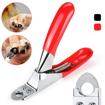

Black/Red Professional Pet Cat Dog Nail Clipper Cutter Stainless Steel Grooming Scissors Clippers Claw Nail Scissors with Lock