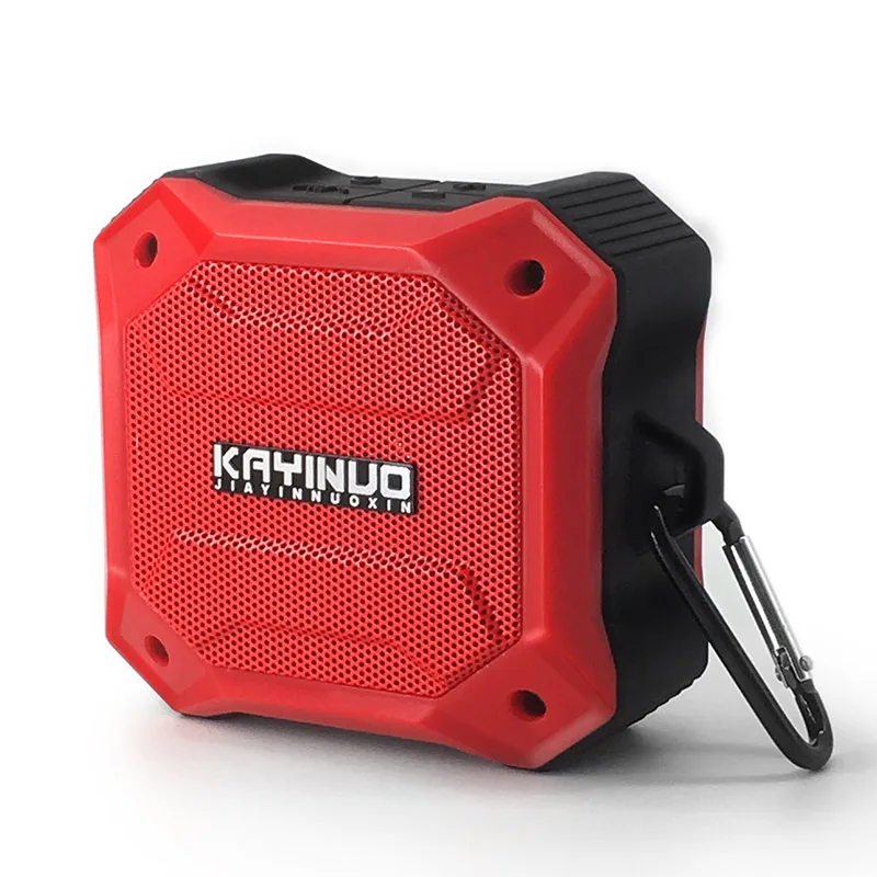 TWS портативный открытый Bluetooth громкий динамик IPX7 водонепроницаемый динамик беспроводной стерео динамик s для телефона компьютер ТВ Поддержка TF/AUX - Цвет: red