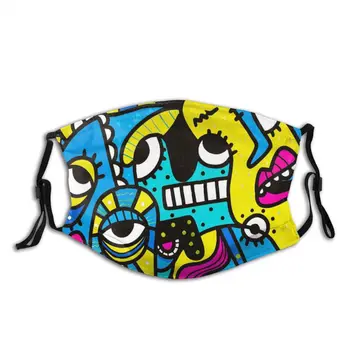

Breathwork Pablo Picasso Mouth Face Mask Art Cubism Surrealism Artist Spanish Protection Cover Mouth Muffle with Filters