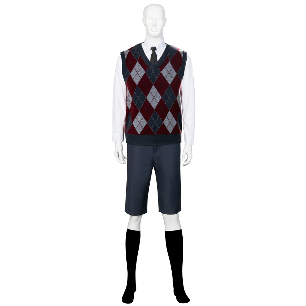 The Umbrella Academy Cosplay Costume Hargreeves Number Five Uniform High Grade Halloween Carnival Costumes for Adults (5)