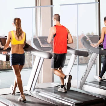 

SWANSOFT Floor Standing Transparent Sneeze Guard For Restaurant and Office Divider