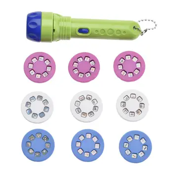 

Kids Flashlight Storybook Torch HD Animation Cartoon Early Educational Toy Handed Projector Learning Machine