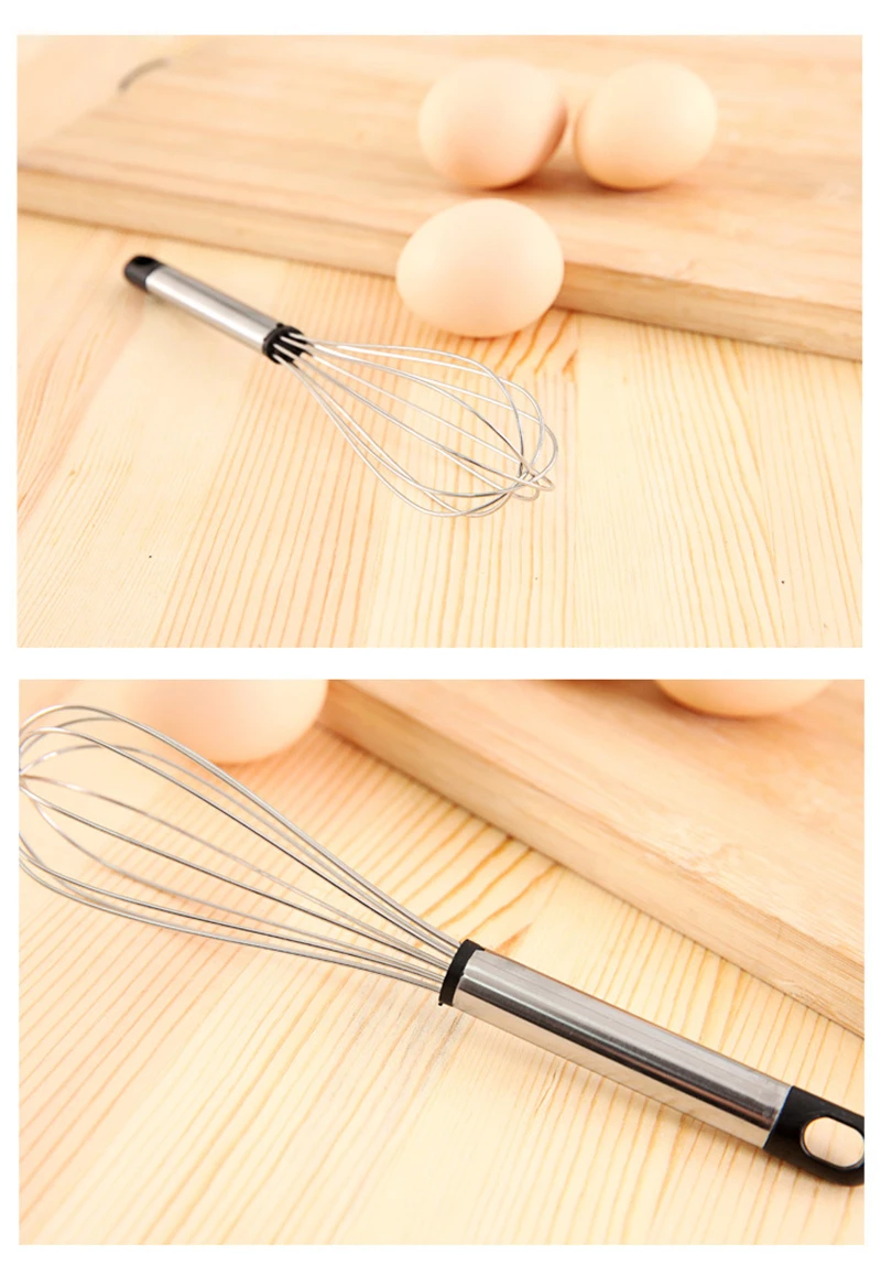 Eggbeater Stirrer Stainless Steel Egg Dipping Cream Stirring Kitchen Tool