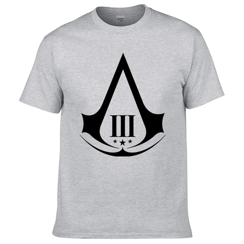 Assassin's Creed, летняя Новинка, высокое качество, хлопок, футболка, индивидуальные тренды, уличная Мужская одежда, Футболка Harajuku#55