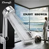 Zhang Ji caliente patentado eficiente ducha de alta presión de la cabeza de ahorro de agua de masaje de las precipitaciones cabezal de ducha de teléfono de cuarto de baño ► Foto 1/6