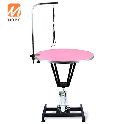 Kisállat Ápolás Kerek Asztal Hidraulikus Emelés Állítható Magasságú Kutya Ápolás Asztal Kedvtelésből Tartott Állatok Készletei - Image 3