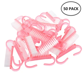 

50Pcs Nail Cleaning Brush Tools File Nail Art Care Manicure Pedicure Soft Remove Dust Small Angle Clean Brush Nail Care Tool
