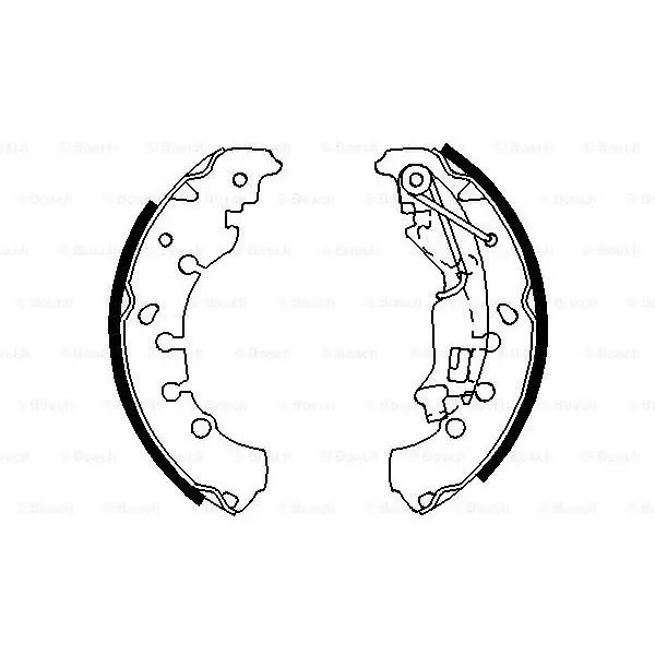 Колодки бараб.\ Fiat Panda/Punto 1.2i, Opel Corsa D 1.0-1.4i/1.3