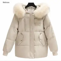 Зимняя мода короткий параграф лисий мех воротник пальто овечья шерсть пальто куртки плюс размер лоскутный мех пальто S ~ 2XL