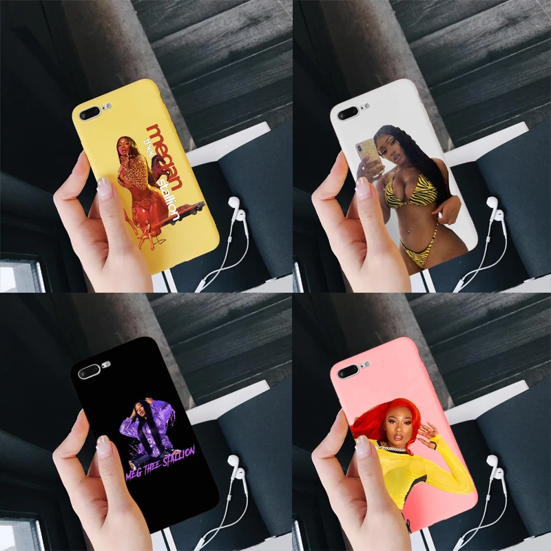 

Megan Thee StallionFever Rapper Candy Color Soft Silicone Case For Funda iPhone iPhone11 11Pro 11Pro Max X XR XS Max 8 8Plus 7 7Plus 6s 6Plus