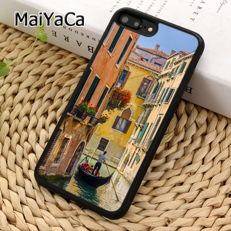 Чехол для телефона MaiYaCa Water City Венеция Италия закат 5 SE 6 6s 7 8 Plus X XR XS 11 pro max samsung galaxy S8