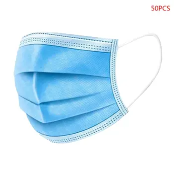 

Children 3-Ply Disposable Face Mask Protective Mask Dust Breathable Earloop Face Mask 50Pcs/set