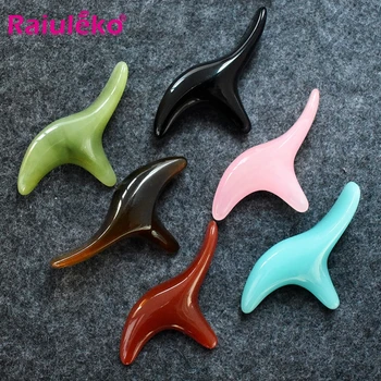 

Resin Triangle Bird Massager Tool Point Massage Rod Lymphatic Drainage Therapy Blood Circulation Relieve Fatigue