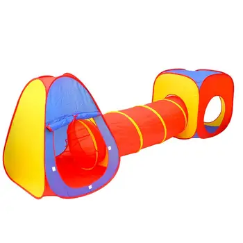 

1 Set Foldable Tunnel Tent Kids Playhouse Folding Game Room Tunnel Tent Toy Creative Birthday Gift For Indoor Outdoor
