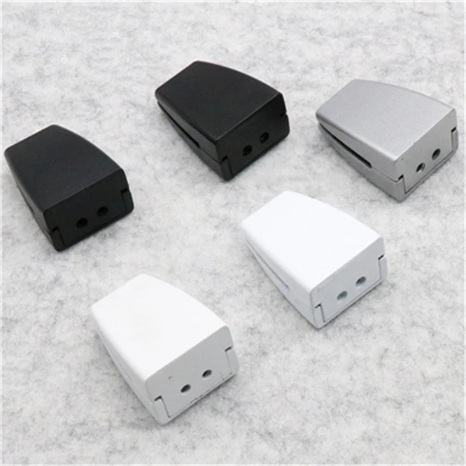 

50PCS Glass Clamps Plane Aluminum alloy Glass Clips Shelves Support Corner Bracket Clips Furniture Hardware Office Bulkhead clip