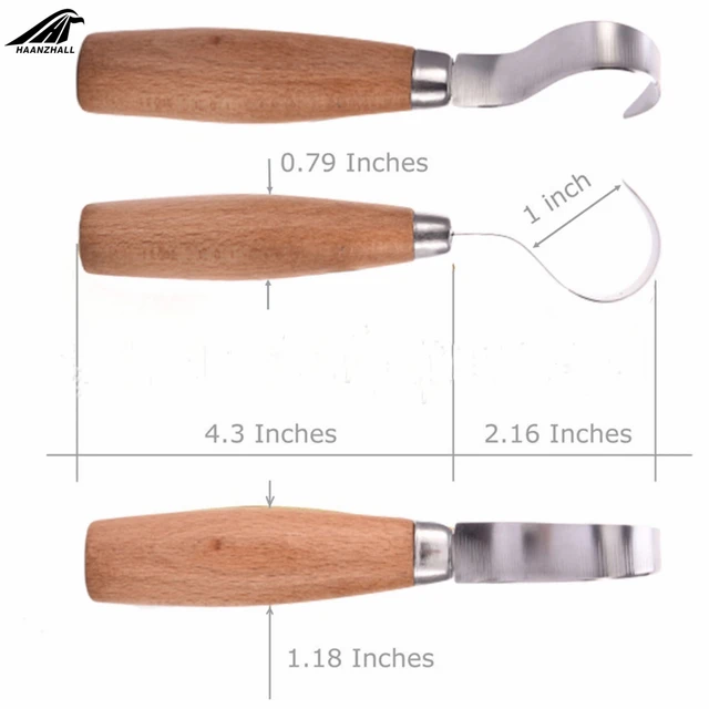 1pcs/2pcs Woodcarving Knife Chisel Stainless steel Cutter DIY Wood Handle Spoon  Carving Knife Woodwork Sculptural Woodcut Tools - AliExpress