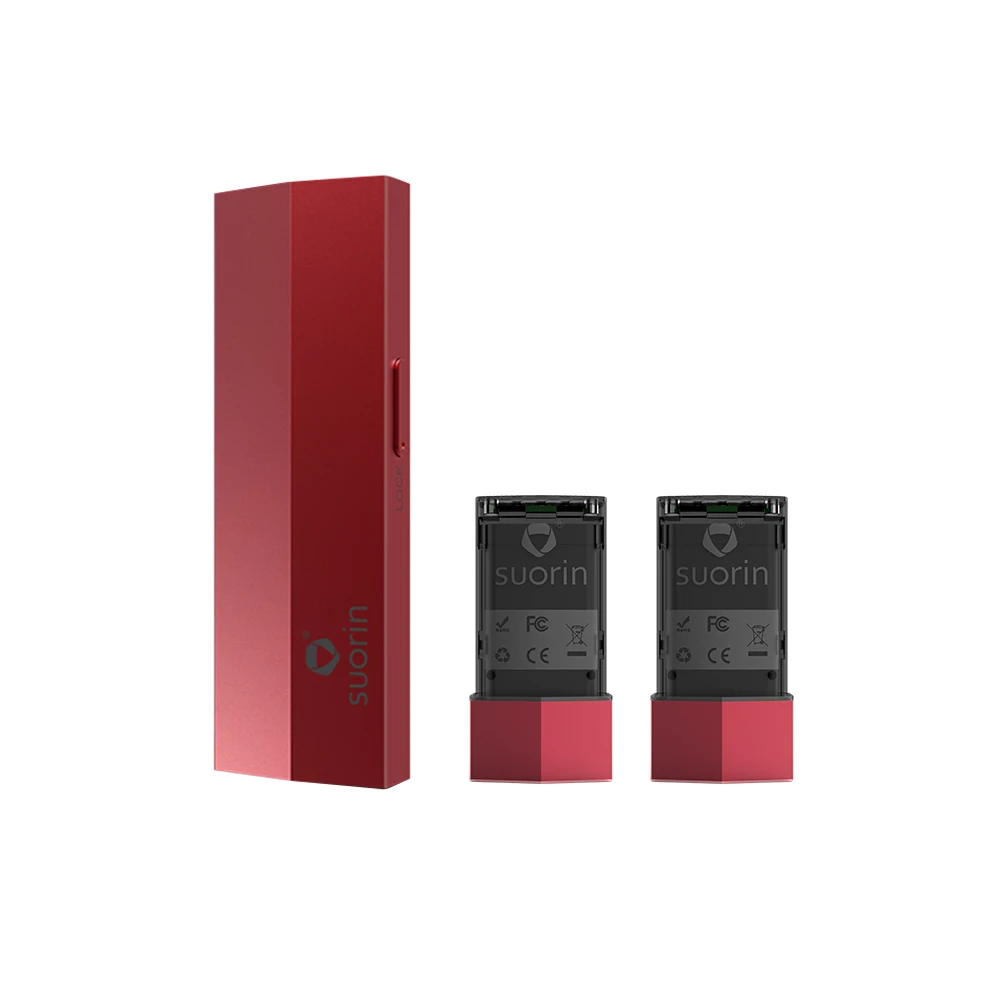 Red Battery Case Набор Suorin Edge Pod Vape с аккумулятором 2 шт 230 мАч и системой Suorin Edge Pod 2 шт электронная сигарета против Suorin Air/Drag Nano - Цвет: Red Battery Case