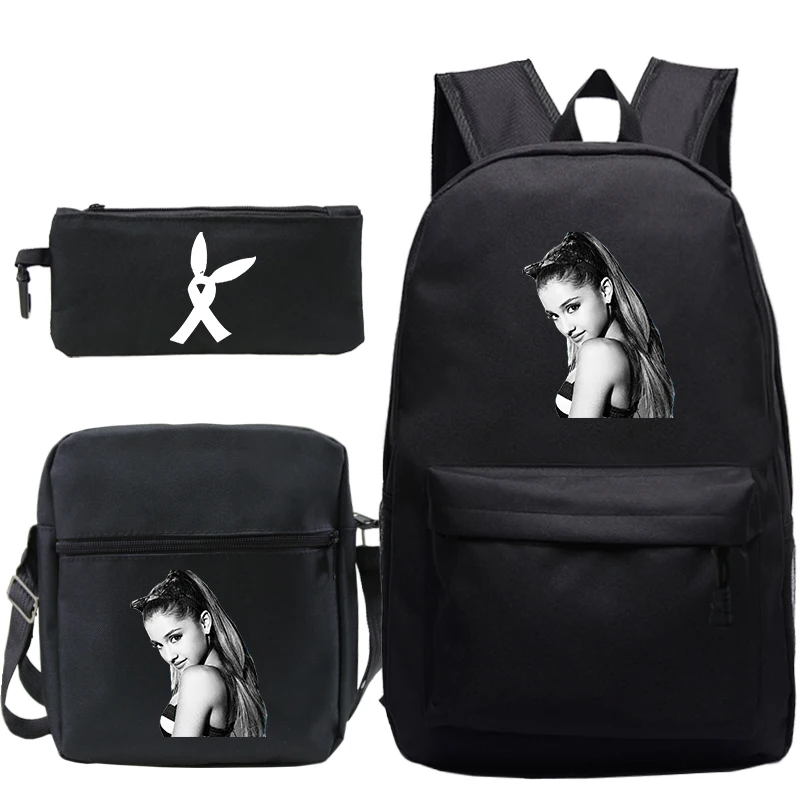 14 Ariana большая сумка-рюкзак Mochila 3 шт./компл. школьные рюкзаки для девочек и мальчиков рюкзак для ноутбука дорожные сумки женские рюкзаки+ ручные сумки+ сумка для ручек - Цвет: 14
