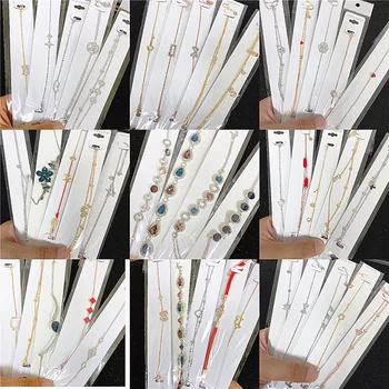 

30 Pcs/lot simple fashion women zircon bracelet luxury alloy bracelet women jewelry wholesale 1102-27