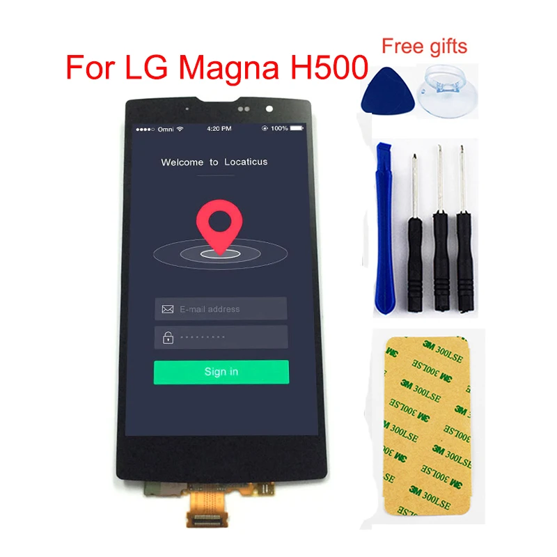 ЖК дисплей и дигитайзер сенсорной панели в сборе для LG Magna H500F H502F H500N Y90 H500R H500