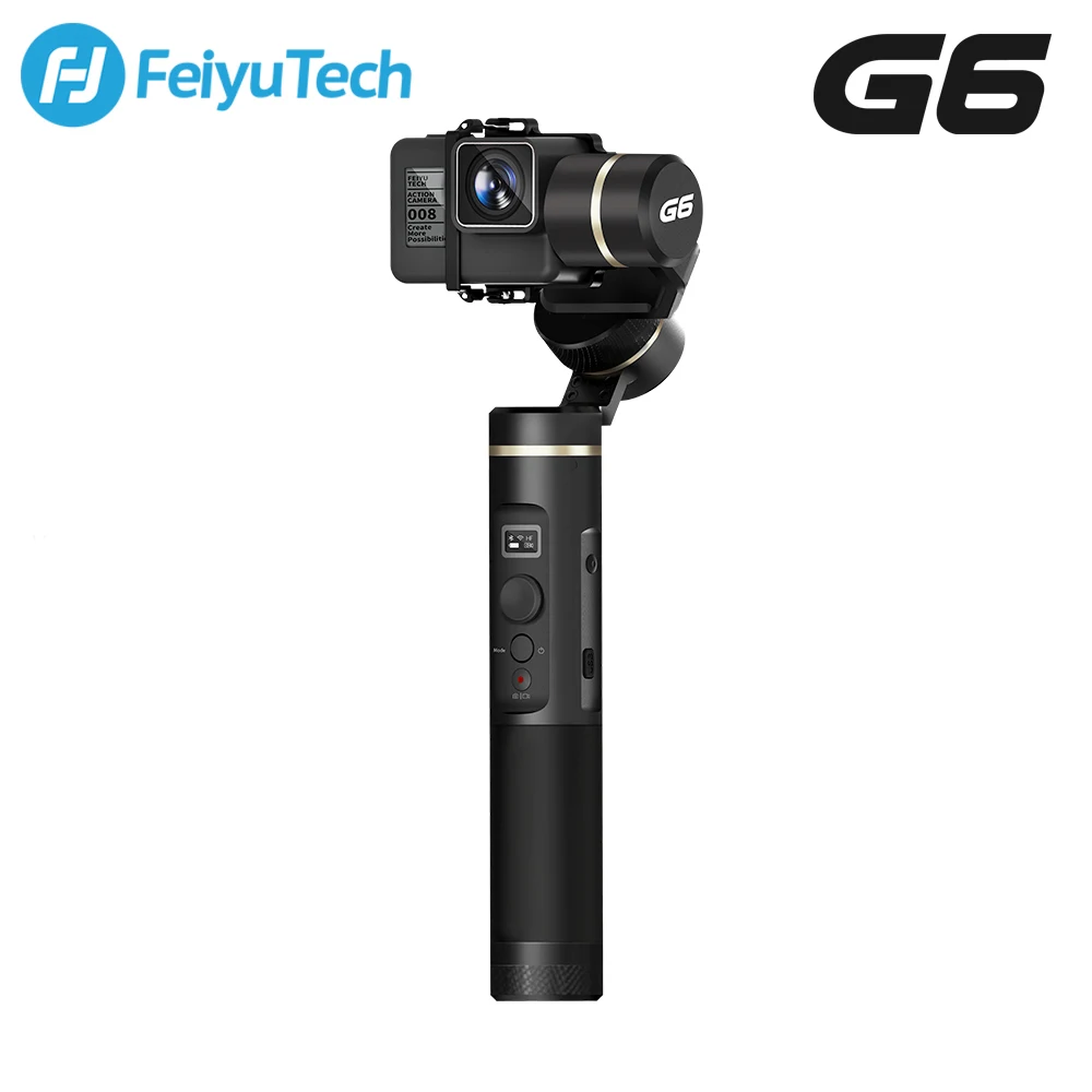 FeiyuTech G6 брызгозащищенный ручной карданный подвес Feiyu экшн-камера Wifi Bluetooth для Gopro