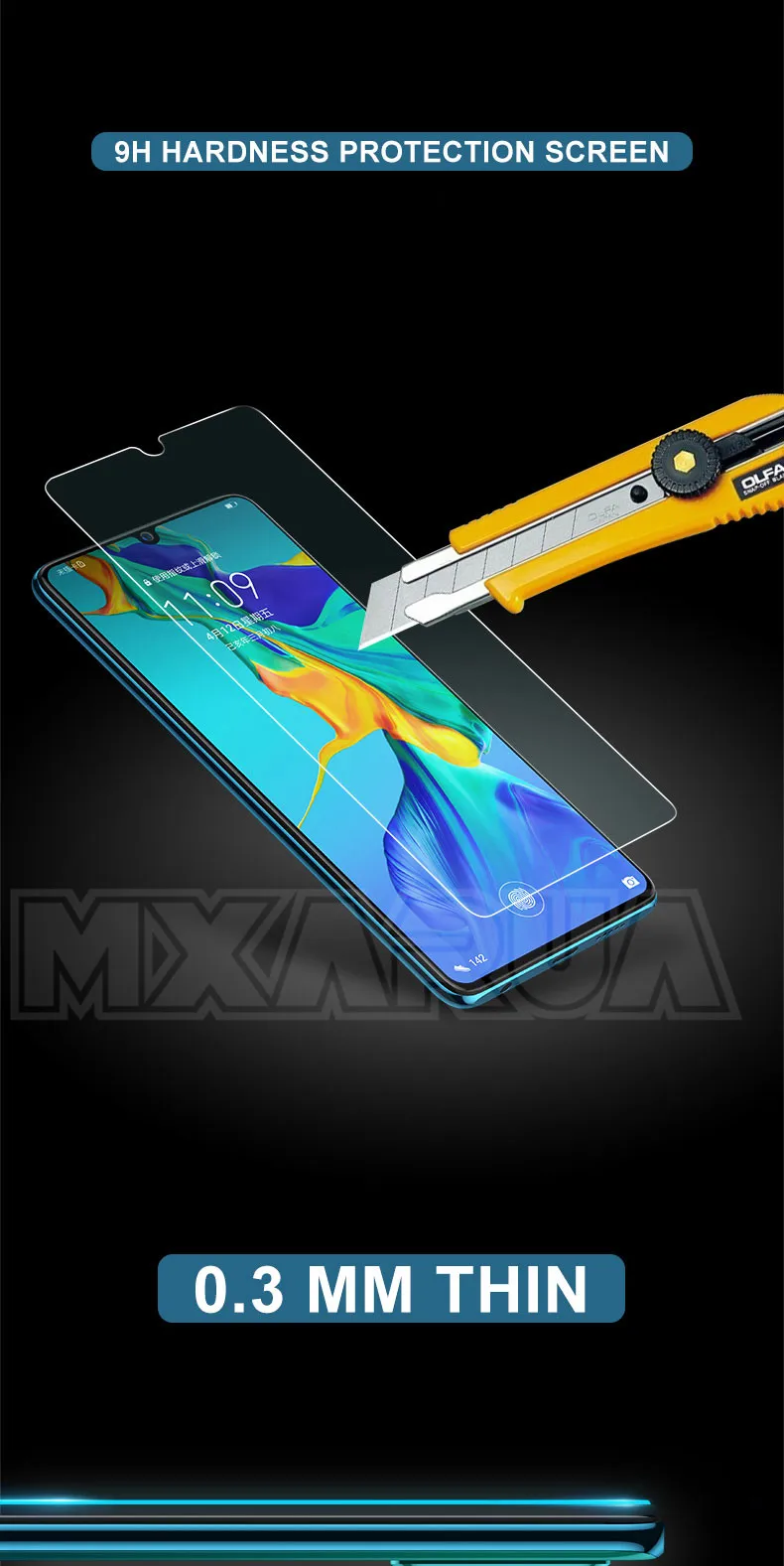 Защитное стекло 9H для huawei P30 Lite P20 Pro P10 Lite Plus P Smart, закаленное защитное стекло для экрана