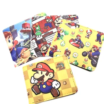

4 Type Super Mario Bros. Short Wallet Men Women Coin Purse Cartoon Unisex Wallets ID/Credit Card Holder
