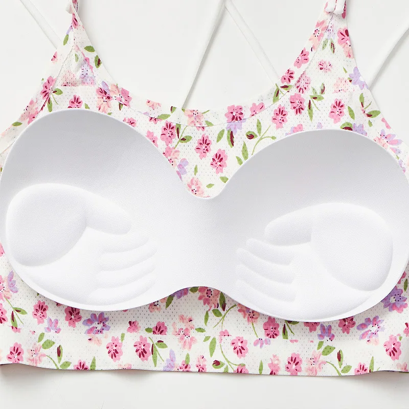 Women Bandeau Bra Tube Top Seamless Crop Push Up Bra Female Crop Top Sexy Lingerie Sport Thin Underwear Padded Cropped Cami