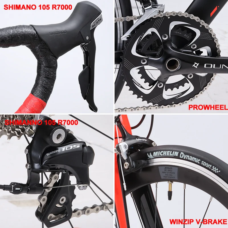 Clearance SAVA Road Bike R8 Road bicycle Carbon Road Bike 22 Speed bicycle Carbon Bike with SHIMANO 105 22 Speed Road Bike Racing bicycle 2