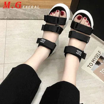

Platform Sandals Women 2020 Fashion Beach Shoes Woman Breathable Chunky Sandles for Women Gladiator Casual Summer Slippers C36
