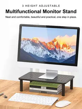 

Monitor Stand Riser 3 Height Adjustable Computer Laptop Stand Holder
