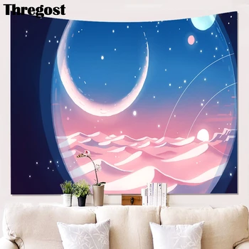 

Large Wall Tapestry Polyester Print Tapestry Woven Hippie Carpet Room Decor Psychedelic Wall Carpets Hanging Yoga Mat