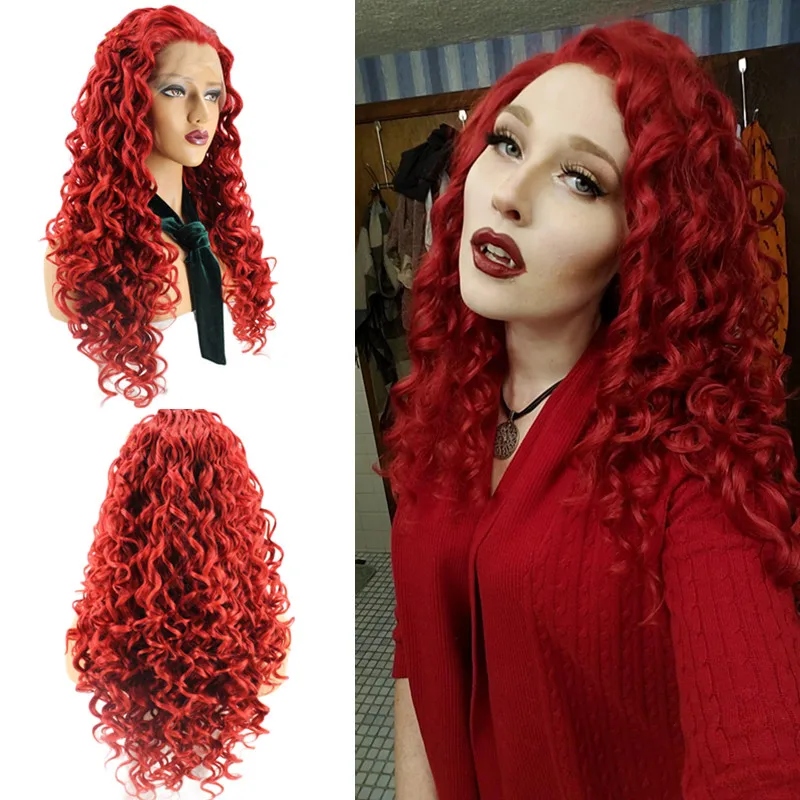 Ebingoo Hair cap+ высокотемпературное волокно натуральный длинный кудрявый платиновый блонд синтетический парик на кружеве с бесплатной частью