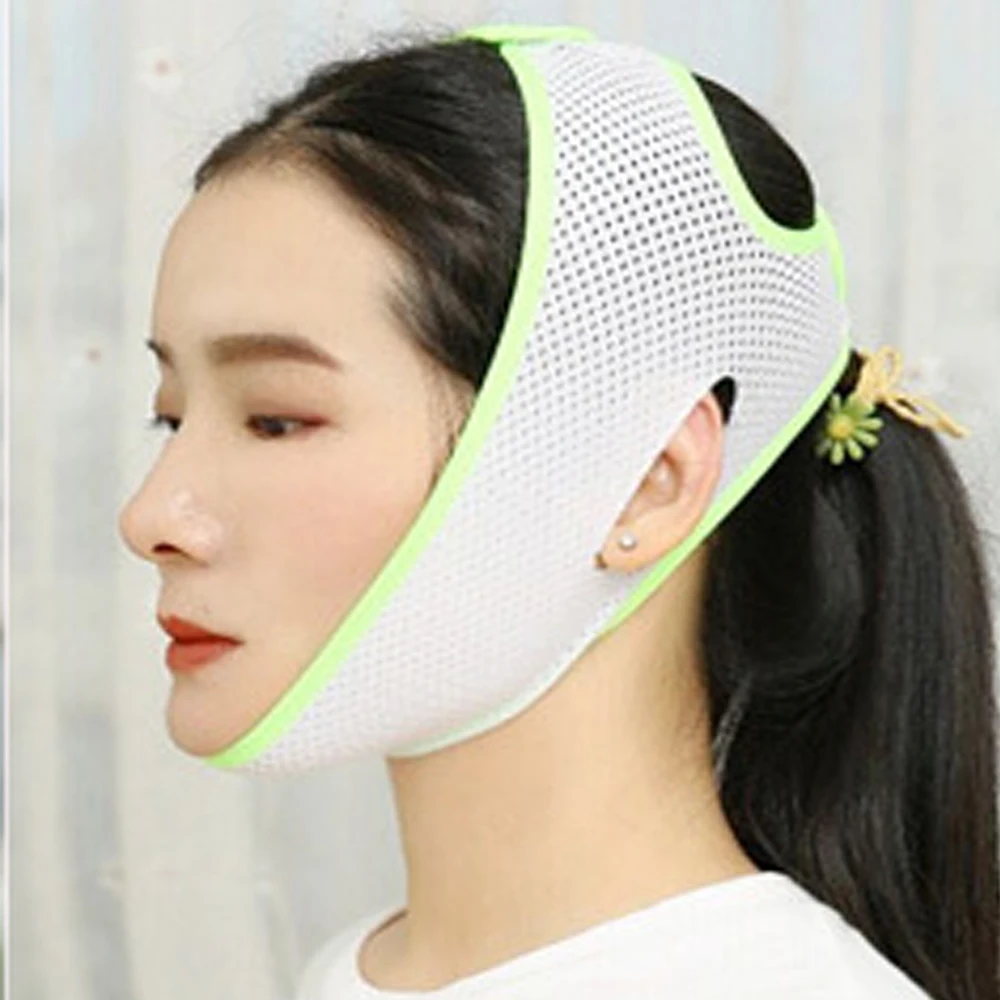 Face Chin Cheek Lift Up Slimming Slim Mask Ultra-thin Belt Strap Band Women Reduce Double Chin Skin Facial Massager Skin Care afbeelding