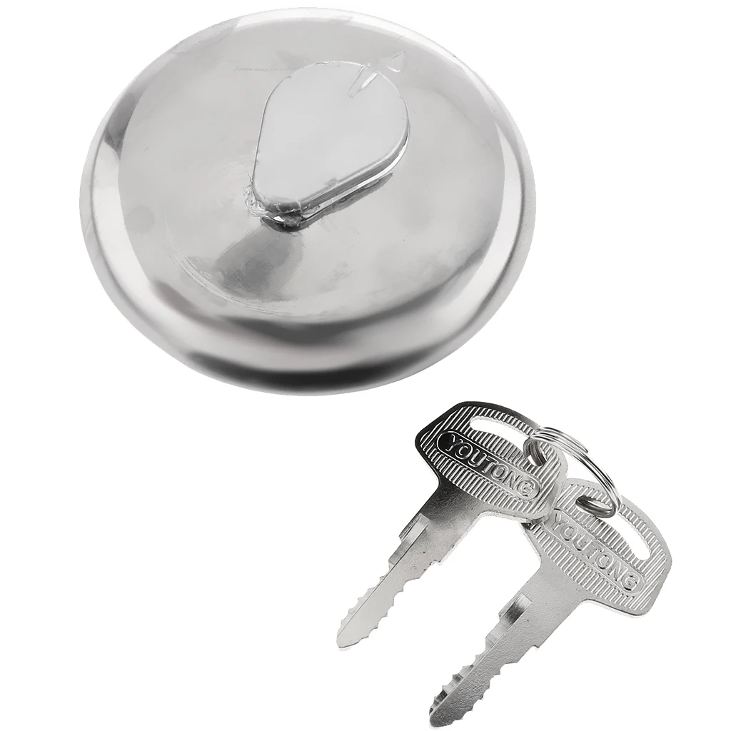 Motorcycle Tank Cover Metal Tank Cap Kit Fuel Gas Covers For Suzuki GN125