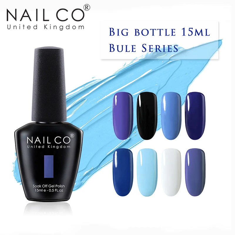 NAILCO 131 цветов Полупостоянный Гель лак для ногтей Зимняя серия светодиодный