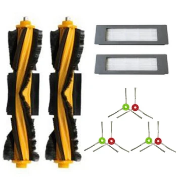 

Hot Main Side Brush Filter Kit for Ecovacs Deebot Ozmo 900 DN5G Vacuum Cleaner Parts