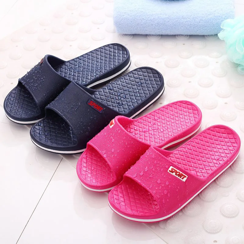 Slippers Home Bathroom Women's Hotel Indoor Non-Slip Men's Slippers Slippers Men Mens Shoes House Slippers Men Wear-Resisting