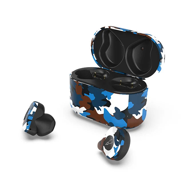 Caribbean Sabbat X12 IPX5 водонепроницаемые обновленные TWS наушники беспроводные наушники Bluetooth 5,0 поддержка Aptx32h время воспроизведения для iPhone samsung - Цвет: Caribbean