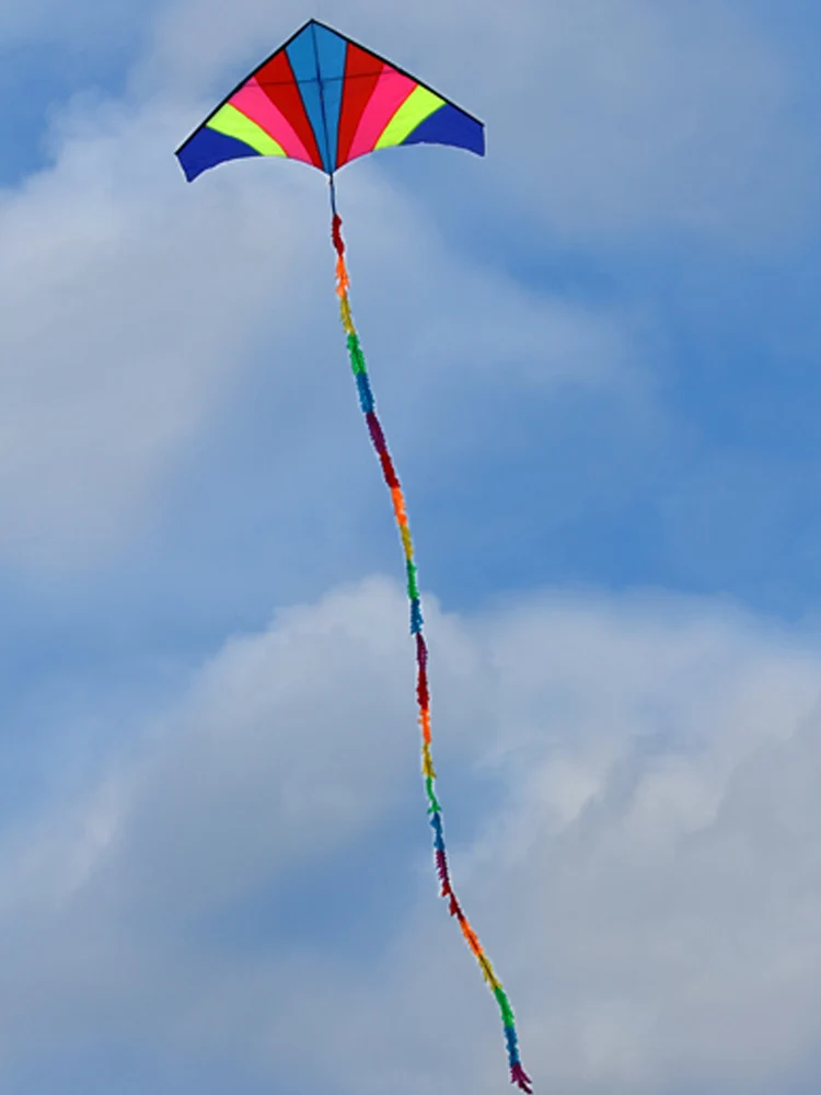 High Quality Kite Accessories 6m Multicolour Nylon Tail For Delta kite/Stunt /software kites Kids
